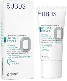 Feuchtigkeitsspendende Gesichtscreme - Eubos Med Omega-12 Rescue Face Cream