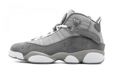 Jordan Air Jordan 6 Rings 高帮 复古篮球鞋 GS 灰色 / Кроссовки Jordan Air Jordan 6 Rings GS 323419-014