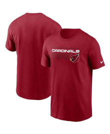 Nike men's Cardinal Arizona Cardinals Broadcast Essential T-shirt