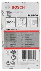 Bosch Senkkopf-Stift SK64 20NR 38 mm Edelstahl