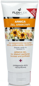 Gesichtsgel mit Arnika für erweiterte Kapillaren, blaue Flecken und Schwellungen - Floslek Arnica Gel For Dilated Capillaries, Bruises And Puffines