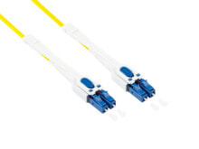 Кабели и разъемы для аудио- и видеотехники alcasa LW-U910LC волоконно-оптический кабель 10 m LC/UPC OS2 Желтый