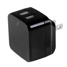 Сетевое зарядное устройство Startech USB2PACBK Чёрный