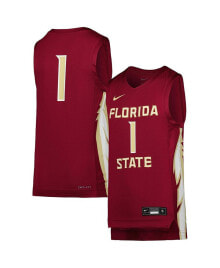 Nike big Boys Garnet Florida State Seminoles Team Replica Basketball Jersey