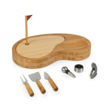 Picnic Time toscana® by Sand Trap Golf Cheese Cutting Board & Tools Set