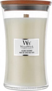 Duftkerze im Glas Island Coconut - WoodWick Hourglass Candle Island Coconut