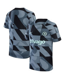 Nike big Boys Gray Chelsea 2023/24 Academy Pro Performance Pre-Match Top