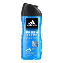 adidas 3-in-1 Fresh Endurance Shower Gel, Stimulating Fragrance and Long-Lasting Freshness, 250 ml
