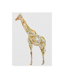 Trademark Global louise Tate 'Giraffe Collage' Canvas Art - 14