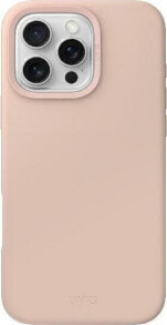 Uniq Etui UNIQ Lino Hue Apple iPhone 16 Pro Magclick Charging różowy/blush pink