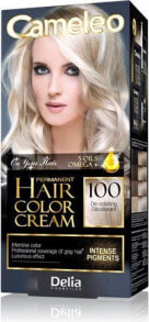 Краска для волос delia Cameleo Hair Color Cream No. 100 Масляная крем-каска для волос с омега, оттенок осветлитель