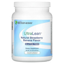 UltraLean, Natural Strawberry Banana, 1 lb 5.8 oz (619 g)