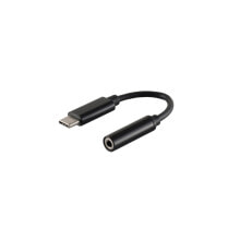 shiverpeaks BS14-05021 дата-кабель мобильных телефонов Черный 0,13 m USB C 3,5 мм