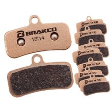 BRAKCO TRP Quadiem & Shimano XTR/XT/Deore/ZEE/Saint Sintered Disc Brake Pads 25 Pairs