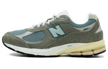 New Balance NB 2002R 复古 透气轻便 低帮 跑步鞋 男女同款 灰绿 / Кроссовки New Balance NB 2002R M2002RNA