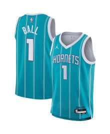 Nike big Boys LaMelo Ball Teal Charlotte Hornets Swingman Jersey - Icon Edition