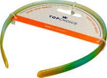 Резинки, ободки, повязки для волос Top Choice Top Choice Thin shaded hair band (27901) 1pc