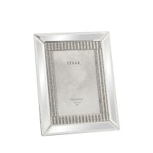 Photo frame Alexandra House Living Grey Crystal Mirror 10 x 15 x 2 cm