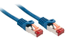 Кабели и разъемы для аудио- и видеотехники Lindy Cat.6 S/FTP 10m сетевой кабель Cat6 S/FTP (S-STP) Синий 47358
