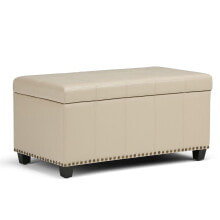 Simpli Home cLOSEOUT! Amelia Ottoman