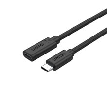 UNITEK C14086BK USB кабель 0,5 m USB 3.2 Gen 2 (3.1 Gen 2) USB C Черный