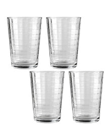 Circleware matrix Set of 4 - 7 oz Juice Glasses