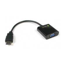 Techly IDATA-HDMI-VGA2 видео кабель адаптер VGA (D-Sub) Черный