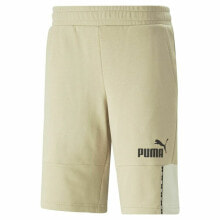 Sports Shorts Puma Essentials Block Tape Grey White