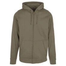 BUILD YOUR BRAND Basic Full Zip Sweatshirt