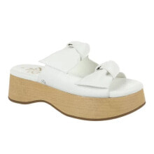 Купить белые женские сандалии Sam & Libby: Sam & Libby Sandal 9 Women's Bright White Indie Double Bow Slip On Solid