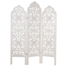 Folding screen Alexandra House Living White Wood 135 x 194 x 2 cm