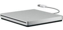 Внешние оптические приводы и дубликаторы оптический привод Внешний Серебристый Apple USB SuperDrive DVDR/RW MD564ZM/A