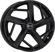 Колесный диск литой Mak Qvattro gloss black 8x18 ET39 - LK5/112 ML66.45