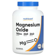 Magnesium Oxide, 750 mg , 240 Capsules