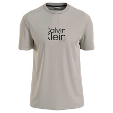 CALVIN KLEIN Matte Front Logo Short Sleeve T-Shirt