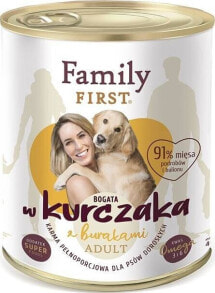 Family First FamilyFirst Bogata w kurczaka+burak adult 800g