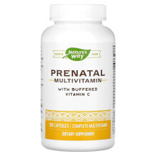 Натурес Вэй, мультивитамины для беременных с буферизованным витамином C, 180 капсул