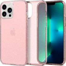 Spigen Etui Spigen Liquid Crystal Apple iPhone 13 Pro Max Glitter Rose