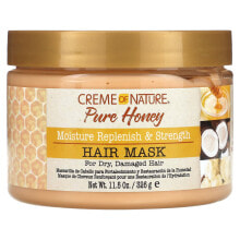 Creme Of Nature, Pure Honey, увлажняющая и укрепляющая маска для волос, 326 г (11,5 унции)