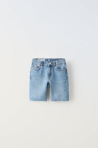 Original-fit denim bermuda shorts