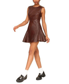 Купить женские платья AVEC LES FILLES: Women's Croc-Embossed Mini Dress