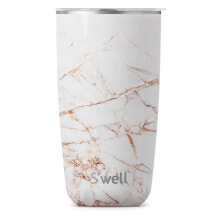SWELL Calacatta Gold 530ml Thermos Tumbler With Lid