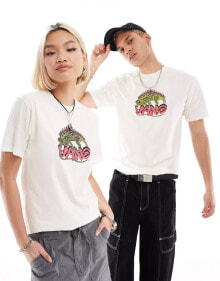 Купить мужские футболки и майки Vans: Vans fiery friend t-shirt in off white