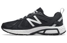 New Balance NB 410 v5 网眼休闲 低帮 跑步鞋 男女同款 黑白 2E宽 / Sport Shoes New MT410MB5