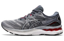 Asics GEL-Nimbus 23 耐磨防滑 低帮 跑步鞋 男款 灰黑 / Кроссовки Asics GEL-Nimbus 23 1011B004-021