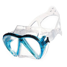 Masks and snorkels for scuba diving