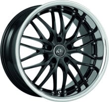 Колесный диск литой Barracuda Voltec T6 higloss black inox lip - DS5 7x17 ET33 - LK4/100 ML73.1