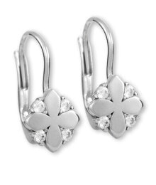 Ювелирные серьги fine earrings with clear crystals 745 239 001 00945 0700000