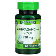 Ашваганда Nature's Truth, Ashwagandha Root, 460 mg, 90 Quick Release Capsules