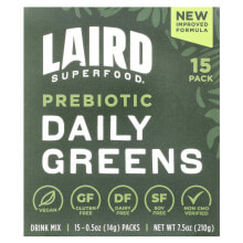 Prebiotic Daily Greens, 15 Packs, 0.5 oz (14 g) Each